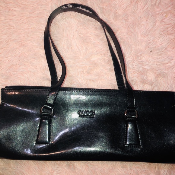 Black Leather Gucci Purse - Picture 1 of 4